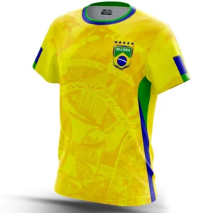 Camiseta Premium Brasil Dry-Fit com Proteção UV 50+